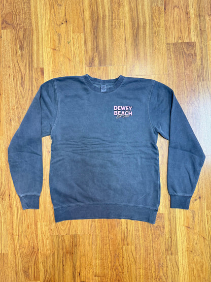Beach Babes Crewneck- Charcoal