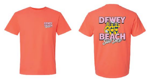 Beach Babes Tee- Coral
