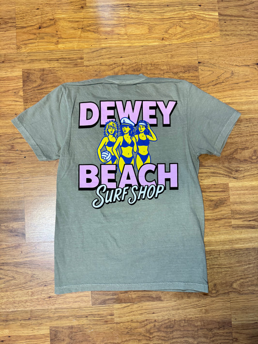 Dewey Beach Babes Tee- Sand