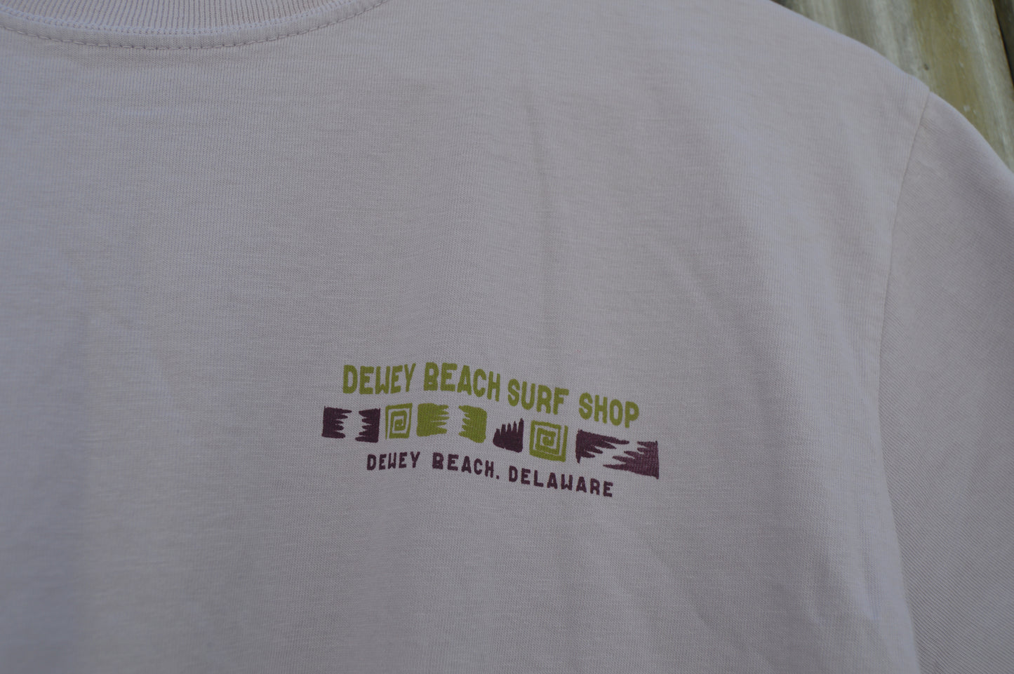 Beach Puzzle Tee- Lilac Marble