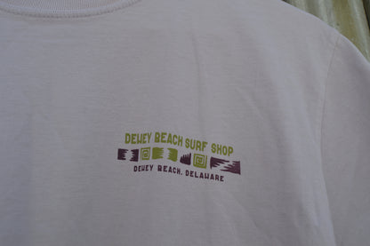 Beach Puzzle Tee- Lilac Marble