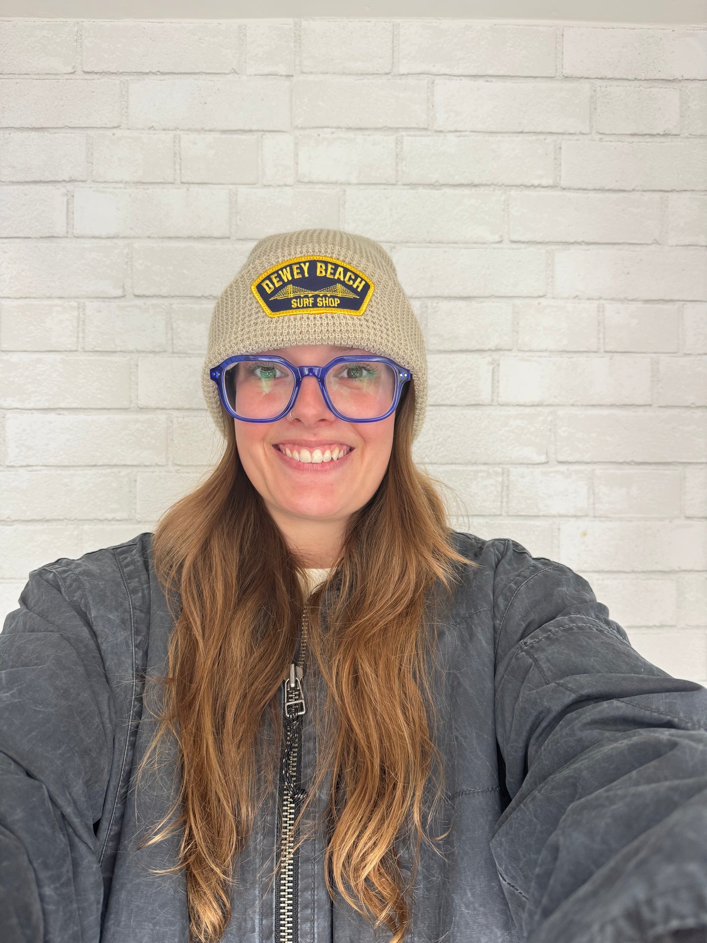 Bridge Logo Beanie- Birch