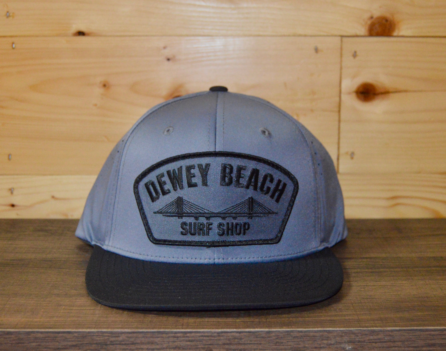 Black on Grey Bridge Hat
