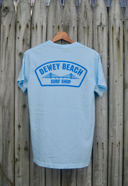 Blue Bridge Logo Tee- Baby Blue