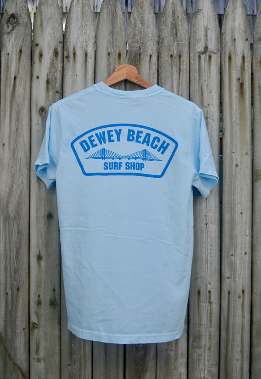 Blue Bridge Logo Tee- Baby Blue
