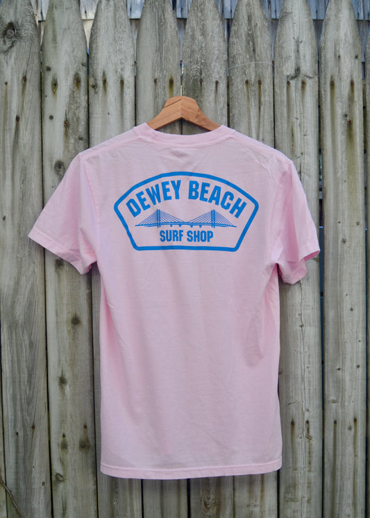 Blue Bridge Logo Tee- Blossom Pink