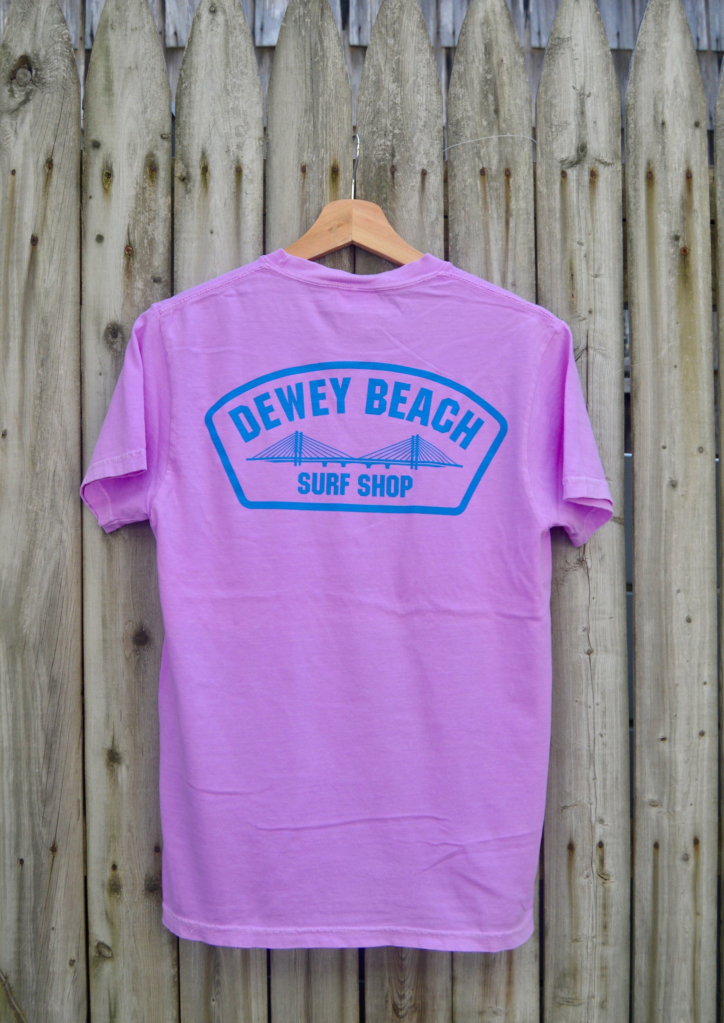 Blue Bridge Logo Tee- Neon Violet