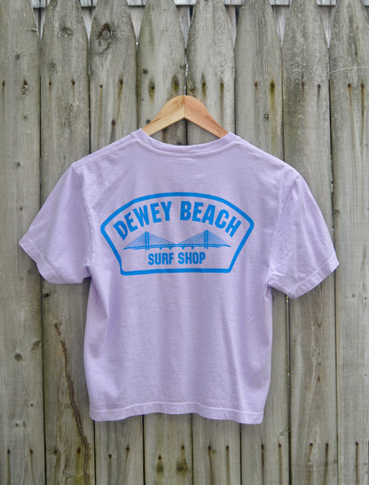 Blue Bridge Logo Cropped Tee- Orchid