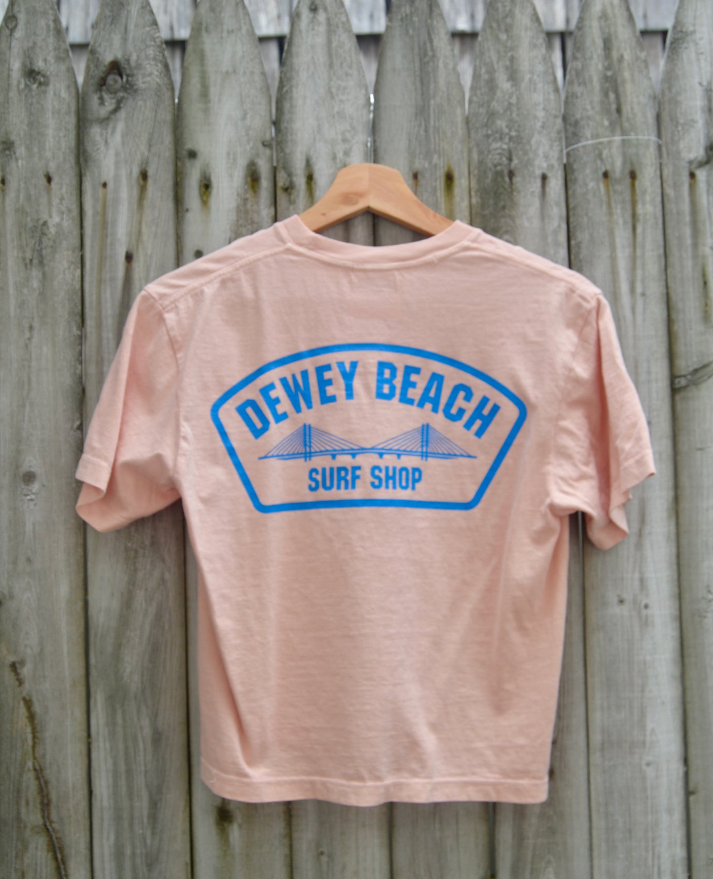 Blue Bridge Logo Cropped Tee- Peachy