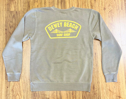 Bridge Logo Crewneck- Sand