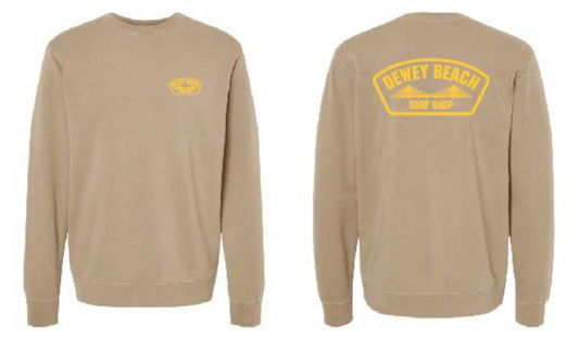 Bridge Logo Crewneck- Sand