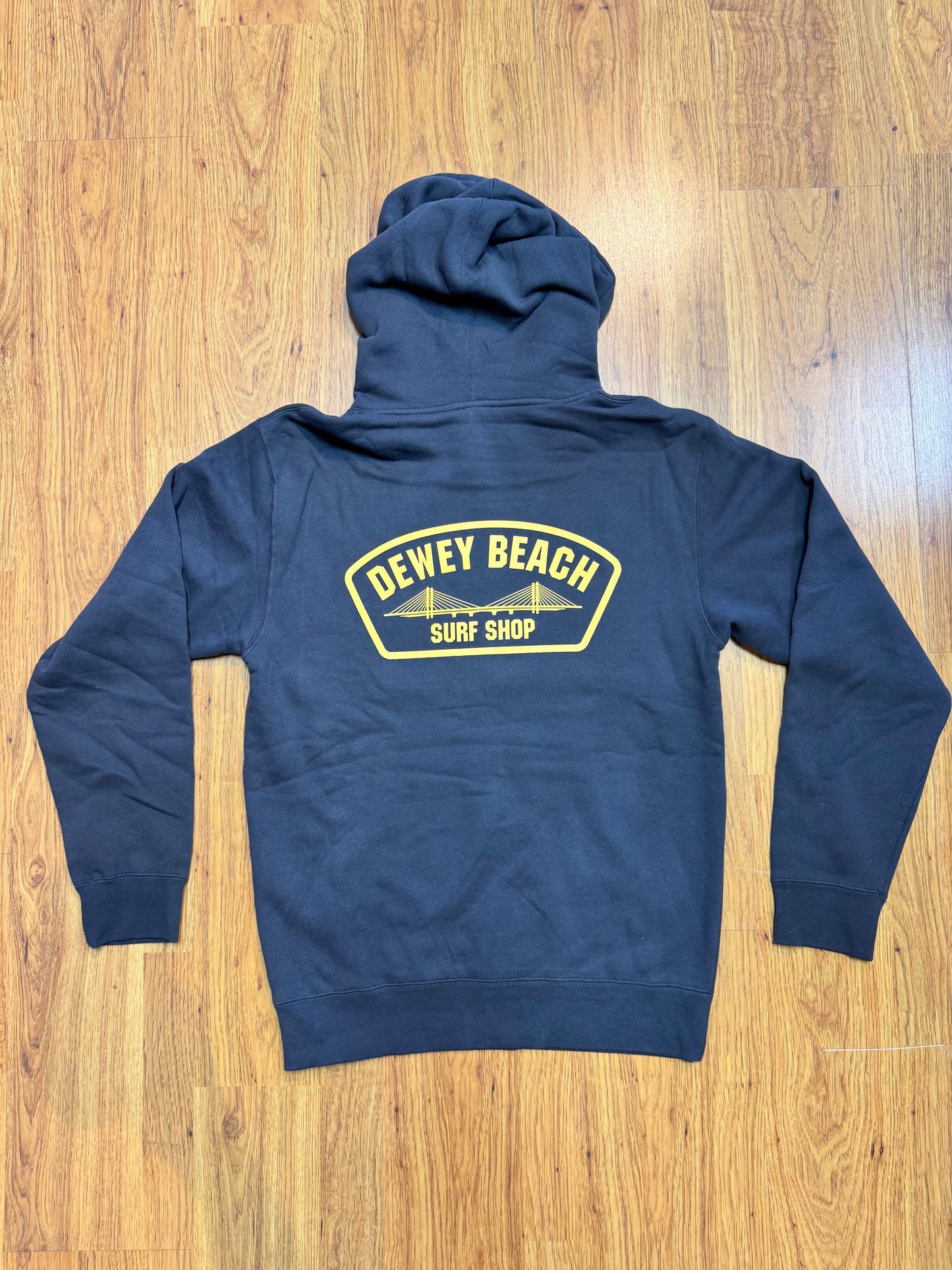 Bridge Logo Hoodie- Charcoal