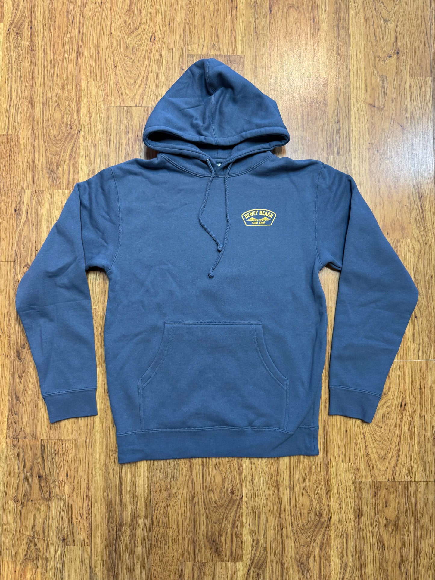 Bridge Logo Hoodie- Storm Blue