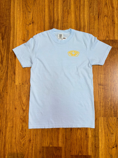 Bridge Logo Tee- Glacier Blue