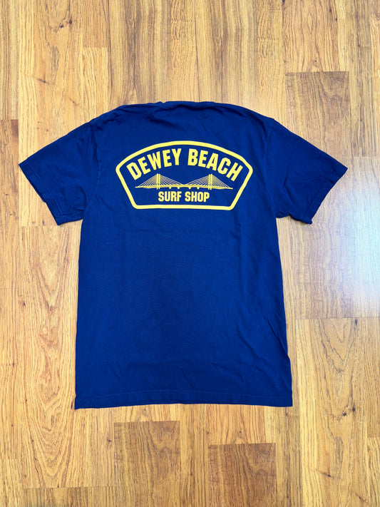Bridge Logo Tee- Navy