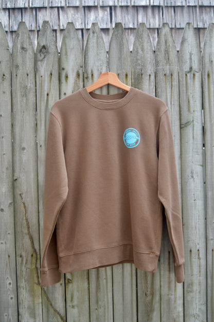 OG Logo Crewneck- Brown/Blue