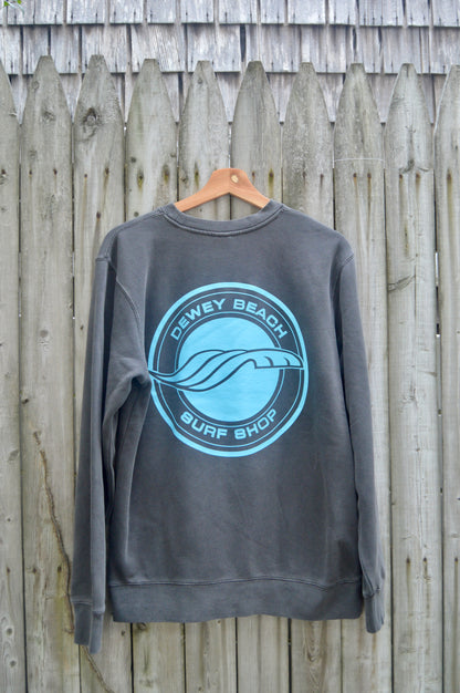 OG Logo Crewneck- Charcoal/Blue