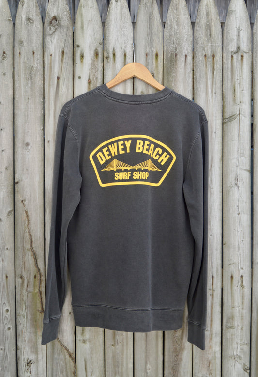 Bridge Logo Crewneck- Charcoal