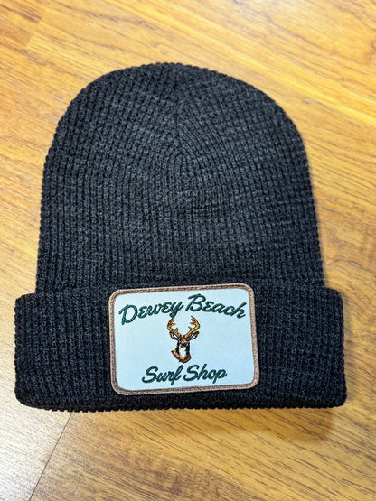 Deer Logo Beanie- Charcoal