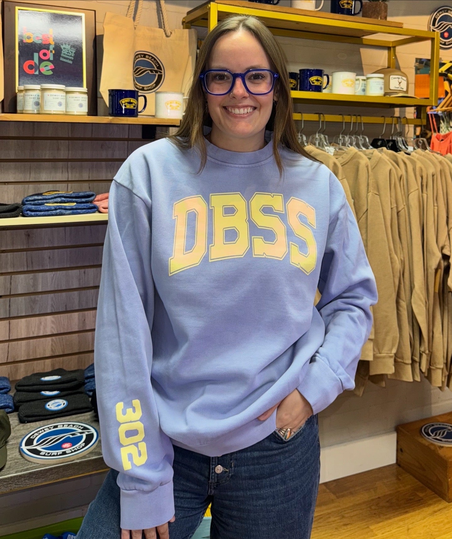 DBSS 302 Crewnecks- Butter on Ice