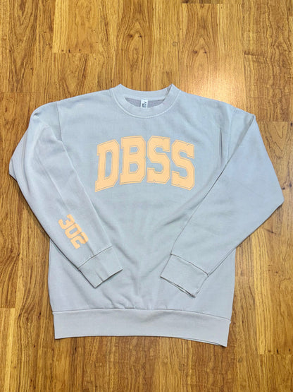 DBSS 302 Crewneck- Peach on Lunar