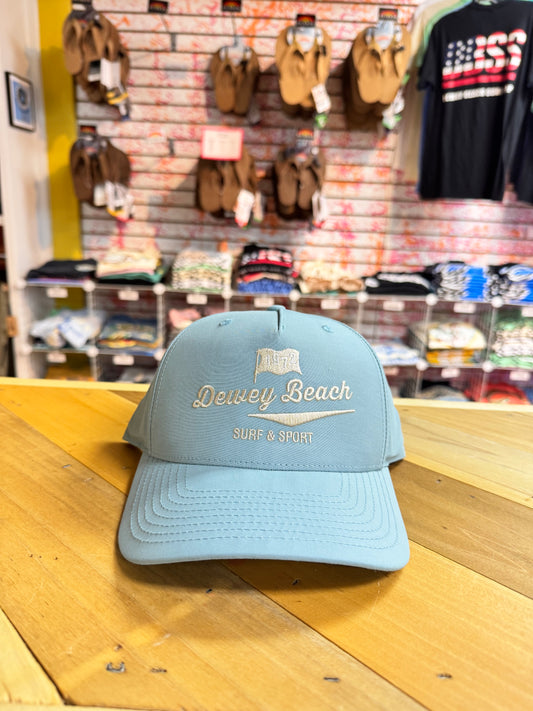 Dewey Beach Surf & Sport Hat- Seafoam