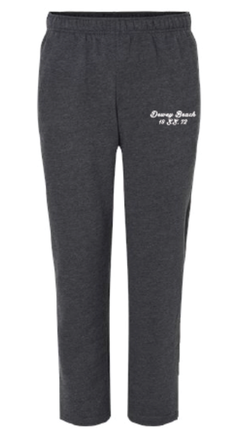 Dewey Beach S.S. Sweatpants- Dark Heather Gray