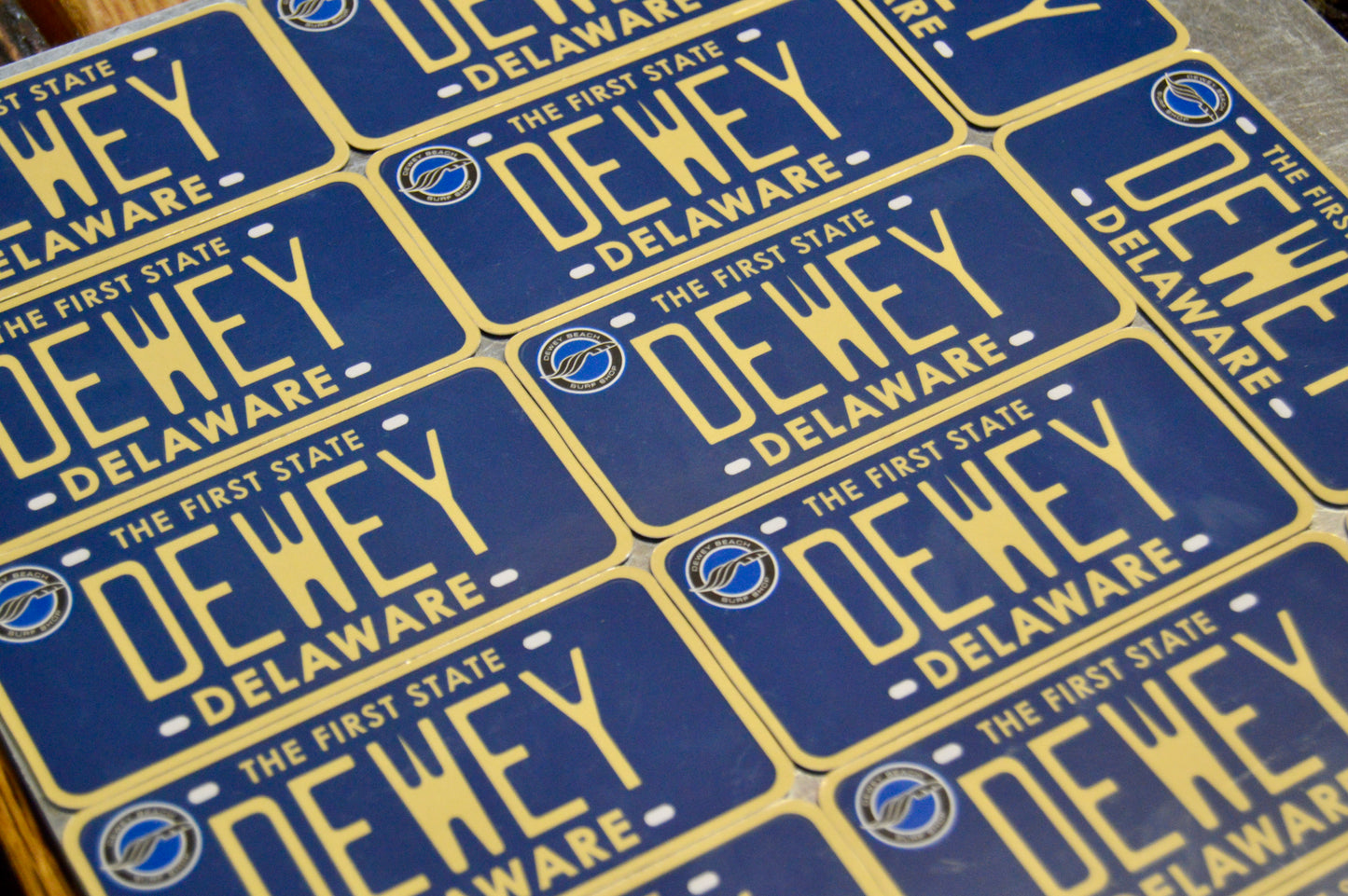 Dewey Delaware Plate Magnet