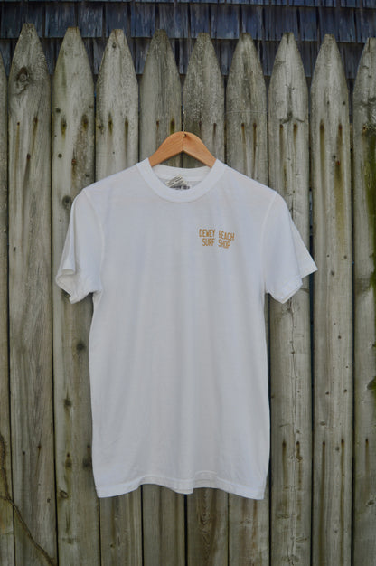 Dewey License Plate Tee- White