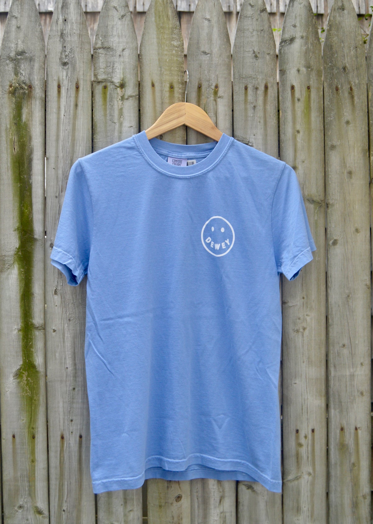 Dewey Smiley Tee- Denim
