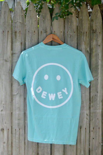 Dewey Smiley Tee- Chalky Mint