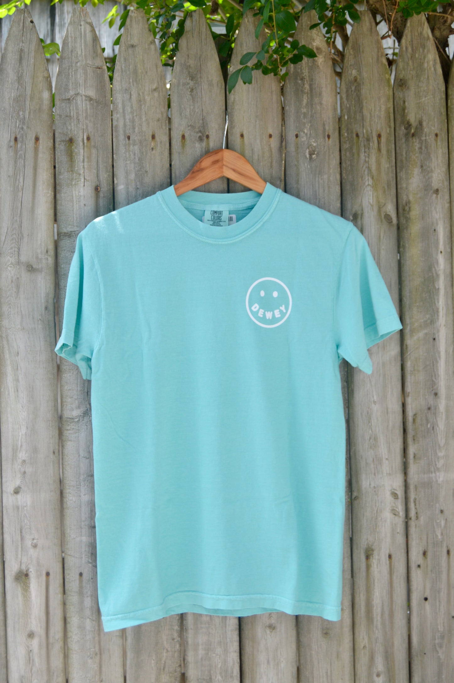 Dewey Smiley Tee- Chalky Mint