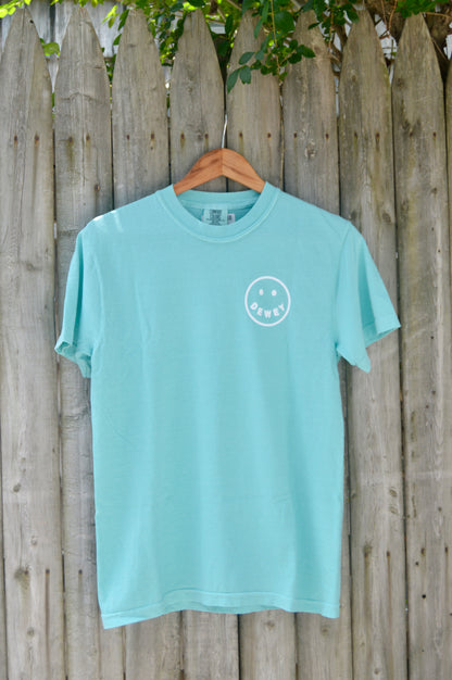 Dewey Smiley Tee- Chalky Mint