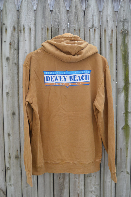 Dock Label Salt Wash Hoodie- Cider