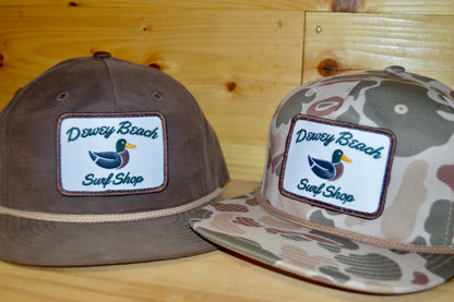 Mocha/Khaki Rope Duck Hat