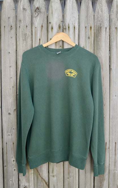 Bridge Logo Crewneck- Alpine Green