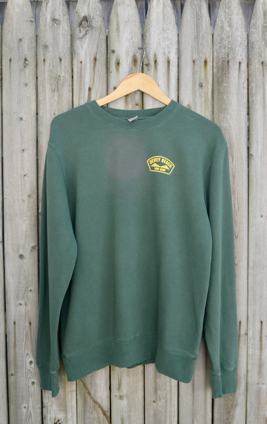 Bridge Logo Crewneck- Alpine Green