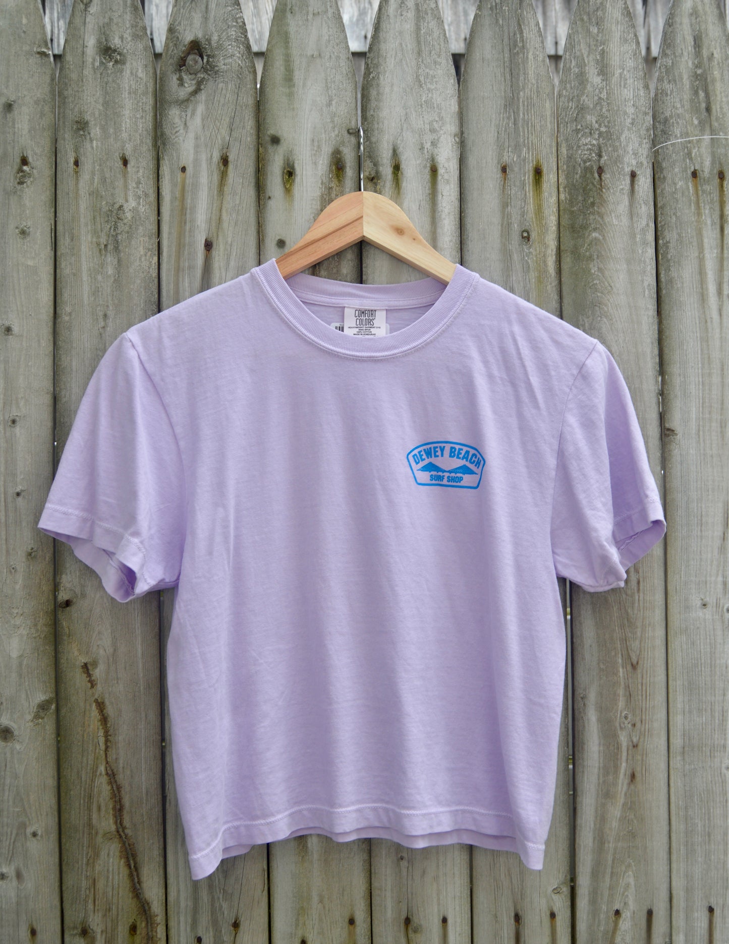 Blue Bridge Logo Cropped Tee- Orchid