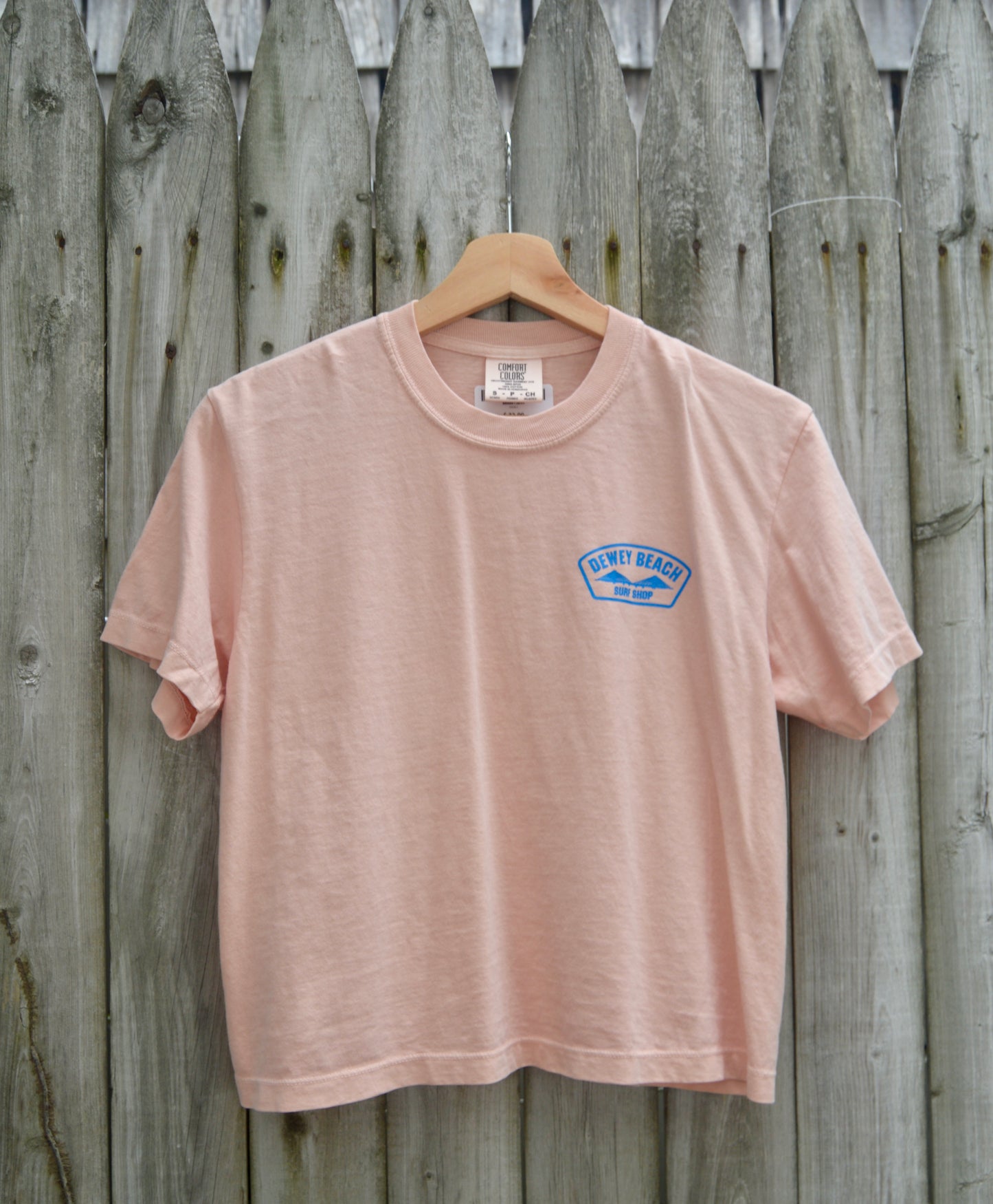 Blue Bridge Logo Cropped Tee- Peachy