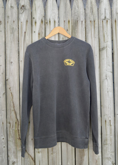 Bridge Logo Crewneck- Charcoal