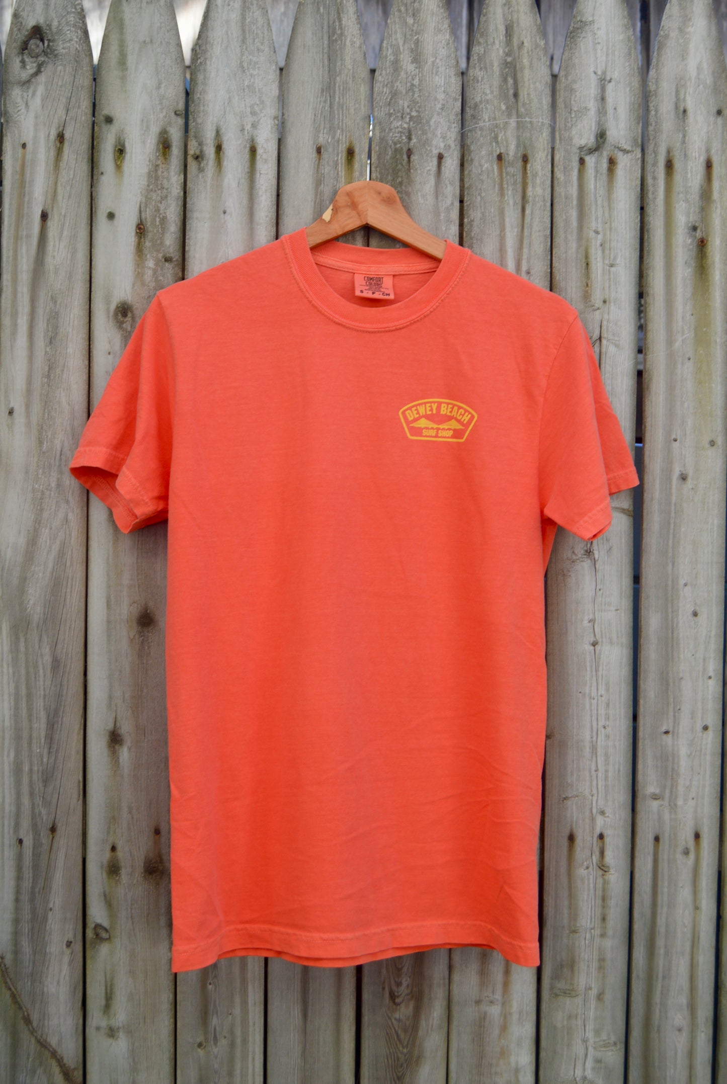 Bridge Logo Tee- Coral