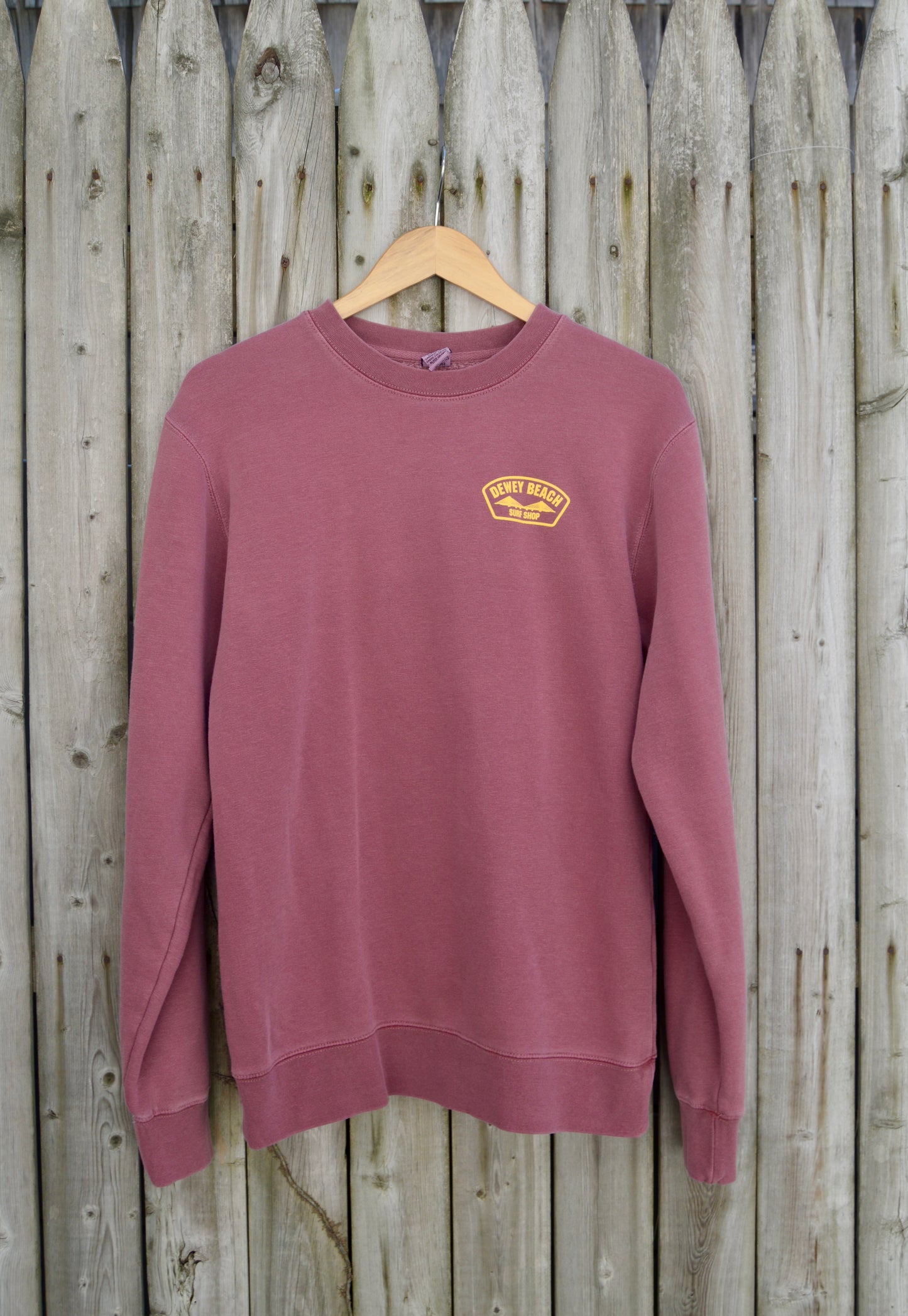 Bridge Logo Crewneck- Light Maroon