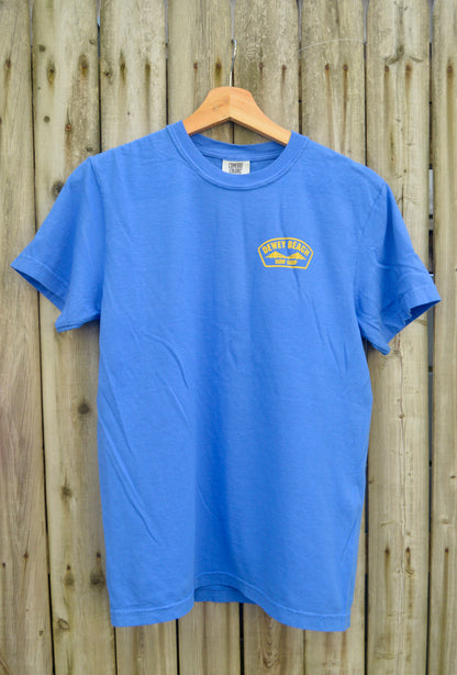 Bridge Logo Tee- Mystic Blue