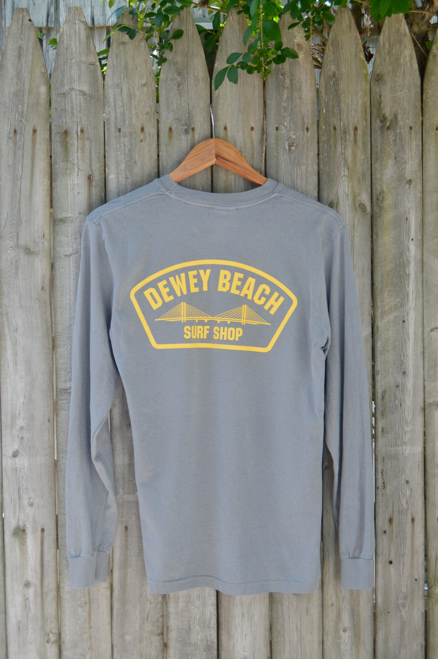 Bridge Logo Long Sleeve- Grey
