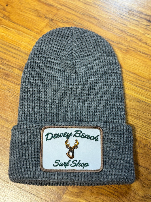 Deer Logo Beanie- Grey