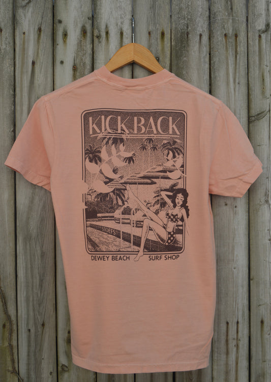 Kickback Tee- Peachy