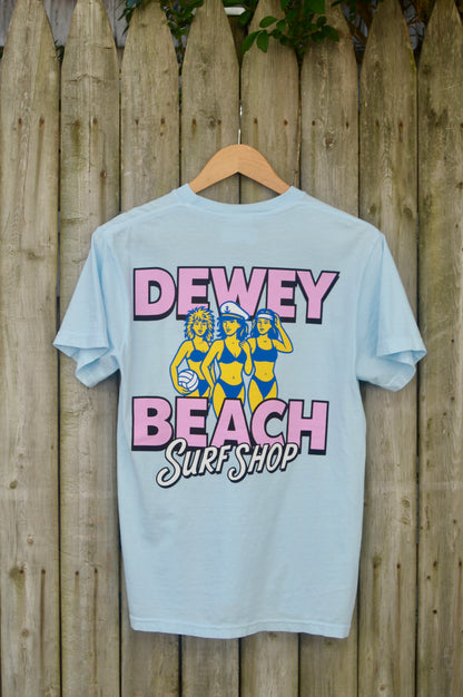 Beach Babes Tee- Baby Blue