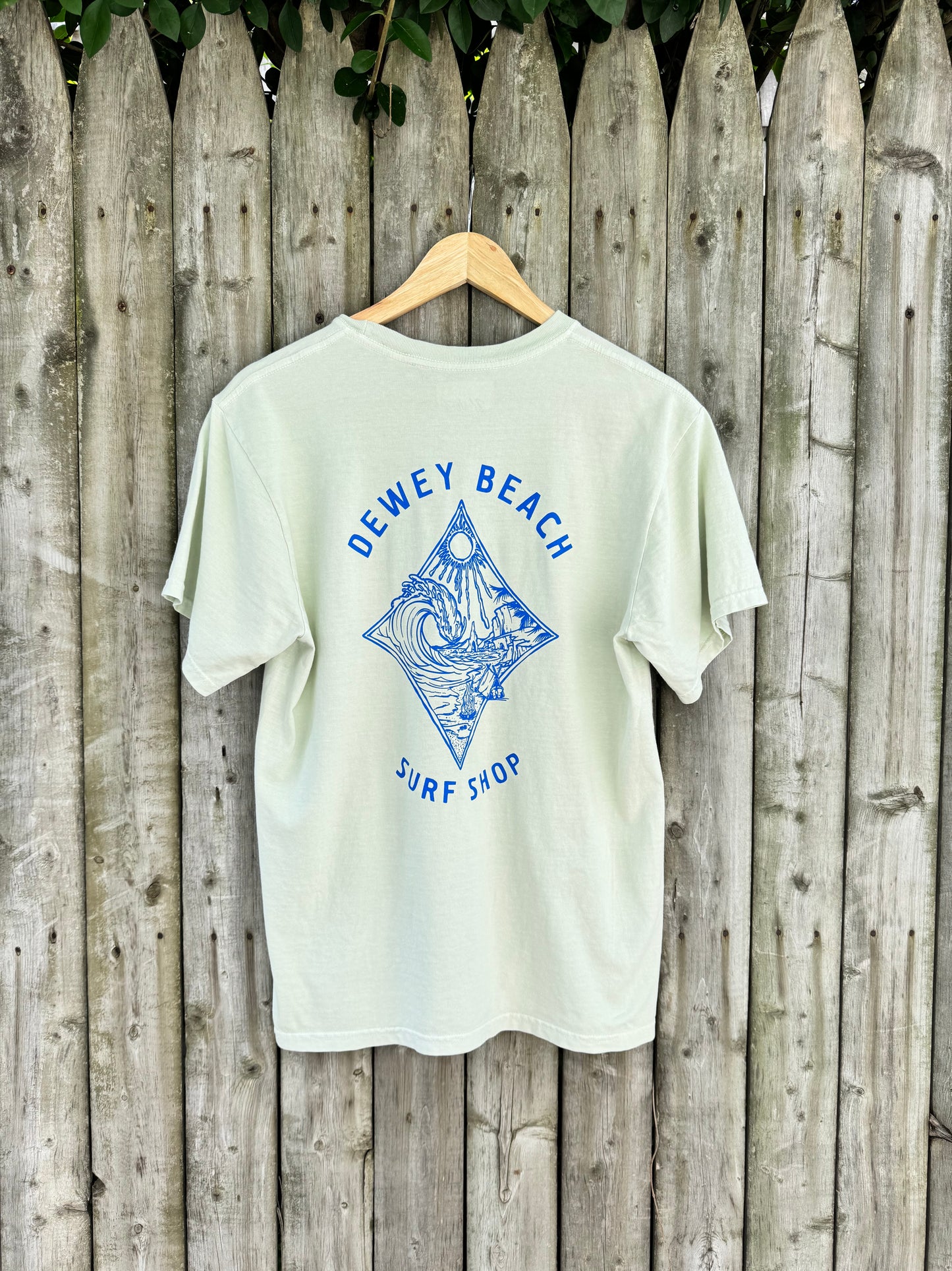 Melting Sun Wave Tee- Sea Mist