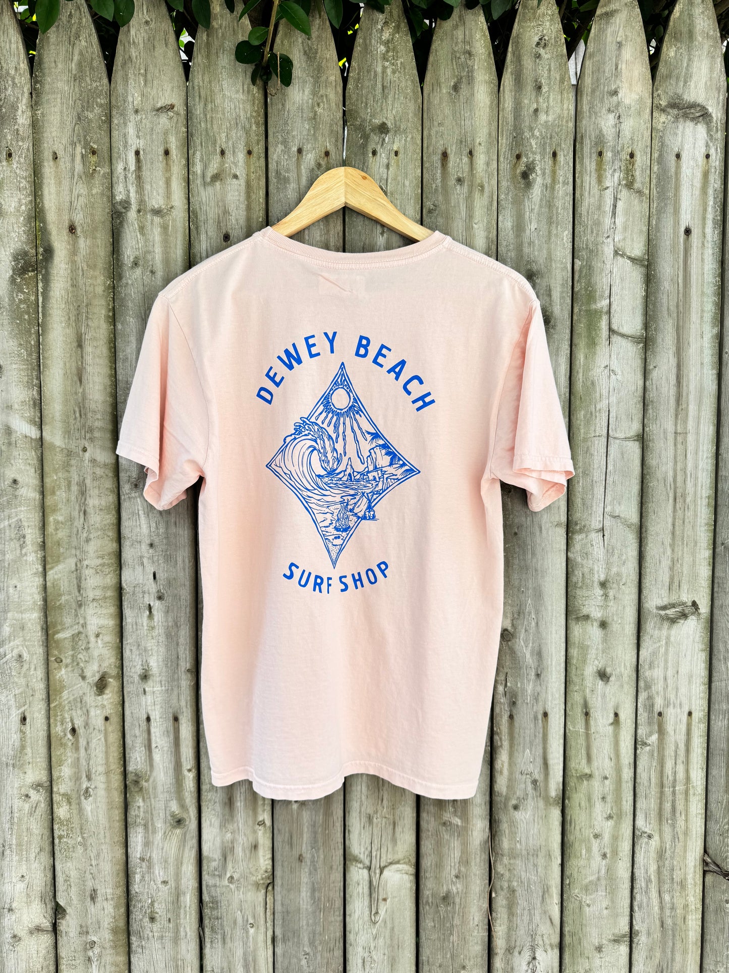 Melting Sun Wave Tee- Shell Pink