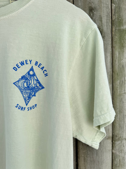 Melting Sun Wave Tee- Sea Mist